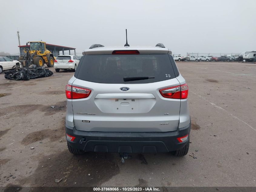 2021 Ford Ecosport Se VIN: MAJ6S3GL4MC456275 Lot: 37869065
