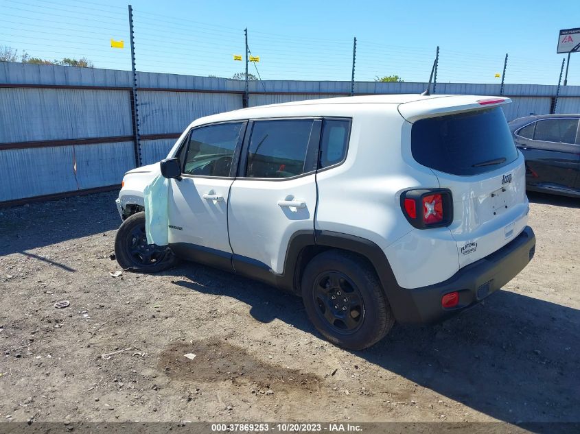 2020 Jeep Renegade Sport Fwd VIN: ZACNJAAB3LPL01656 Lot: 37869253