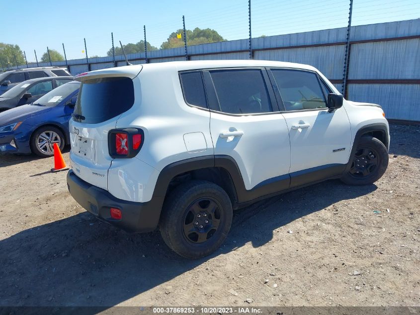 2020 Jeep Renegade Sport Fwd VIN: ZACNJAAB3LPL01656 Lot: 37869253