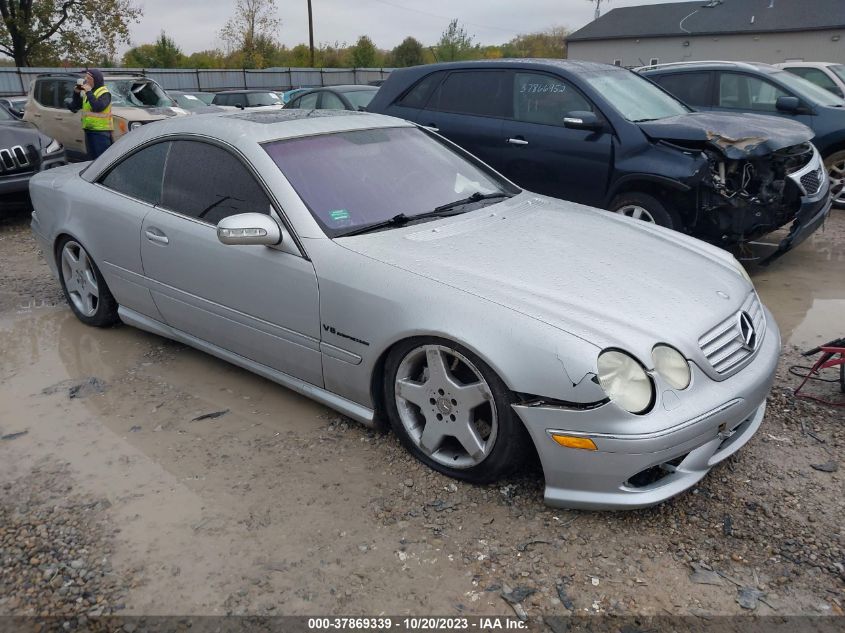 2003 Mercedes-Benz Cl-Class 5.5L Amg VIN: WDBPJ74JX3A032622 Lot: 37869339