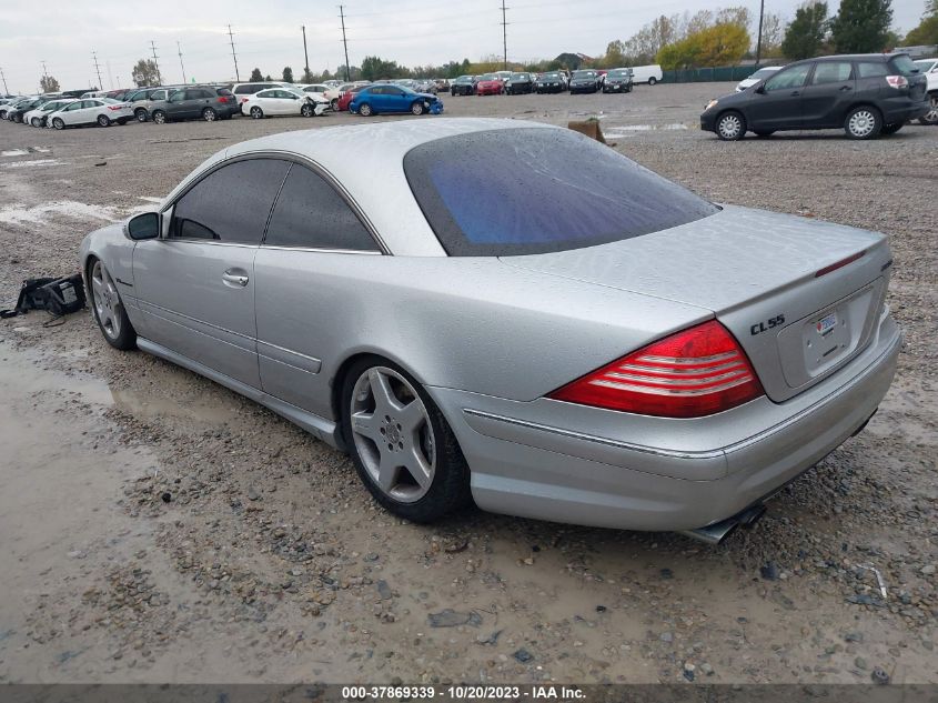 2003 Mercedes-Benz Cl-Class 5.5L Amg VIN: WDBPJ74JX3A032622 Lot: 37869339