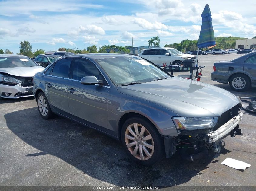 2013 Audi A4 2.0T Premium VIN: WAUAFAFL8DA162515 Lot: 37869563