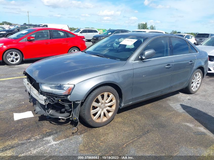 2013 Audi A4 2.0T Premium VIN: WAUAFAFL8DA162515 Lot: 37869563