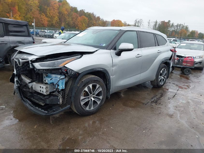 2021 Toyota Highlander Xle VIN: 5TDGZRBHXMS534444 Lot: 37869746