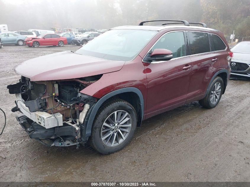 2018 Toyota Highlander Se/Xle VIN: 5TDJZRFHXJS494930 Lot: 37870307