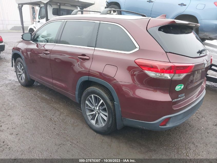 2018 Toyota Highlander Se/Xle VIN: 5TDJZRFHXJS494930 Lot: 37870307