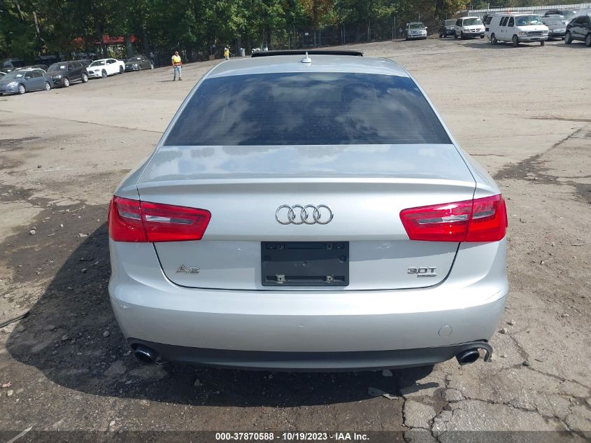 2012 Audi A6 3.0 Premium VIN: WAUFGAFC3CN109747 Lot: 37870588