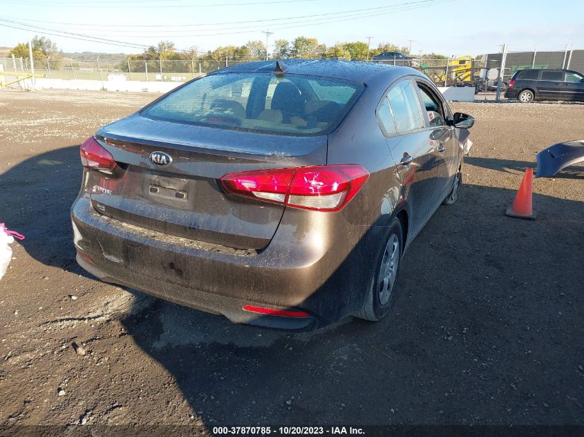 2017 Kia Forte Lx VIN: 3KPFK4A77HE025956 Lot: 37870785