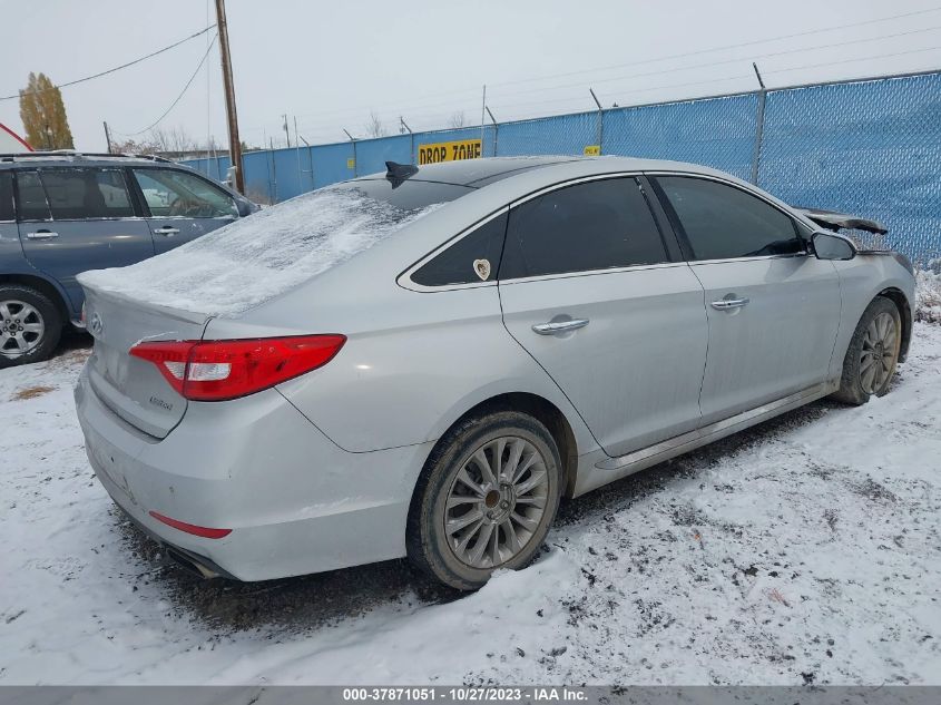 2015 Hyundai Sonata Limited VIN: 5NPE34AF9FH076660 Lot: 37871051