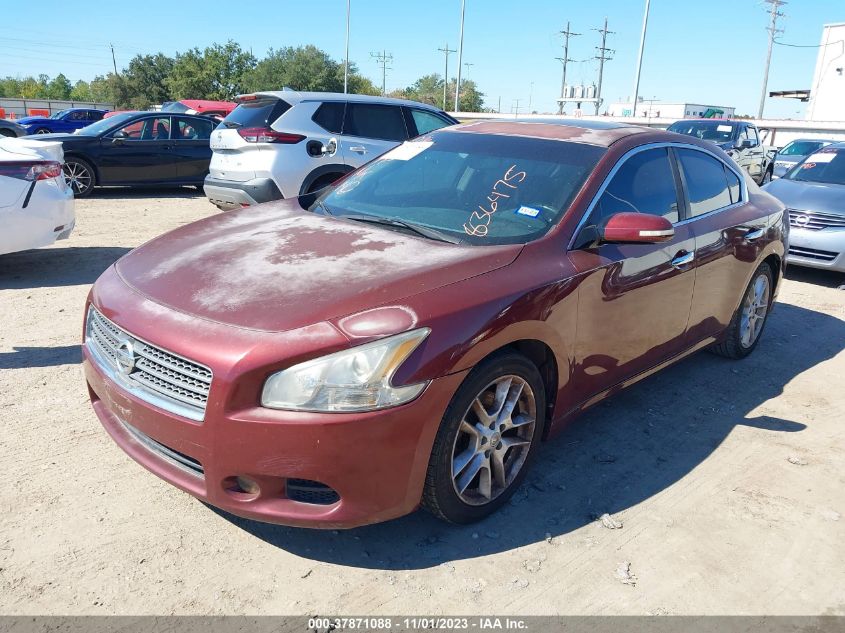 2009 Nissan Maxima 3.5 Sv VIN: 1N4AA51E39C836475 Lot: 37871088