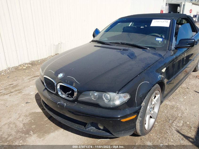 2004 BMW 325Ci VIN: WBABW334X4PL27622 Lot: 37871374