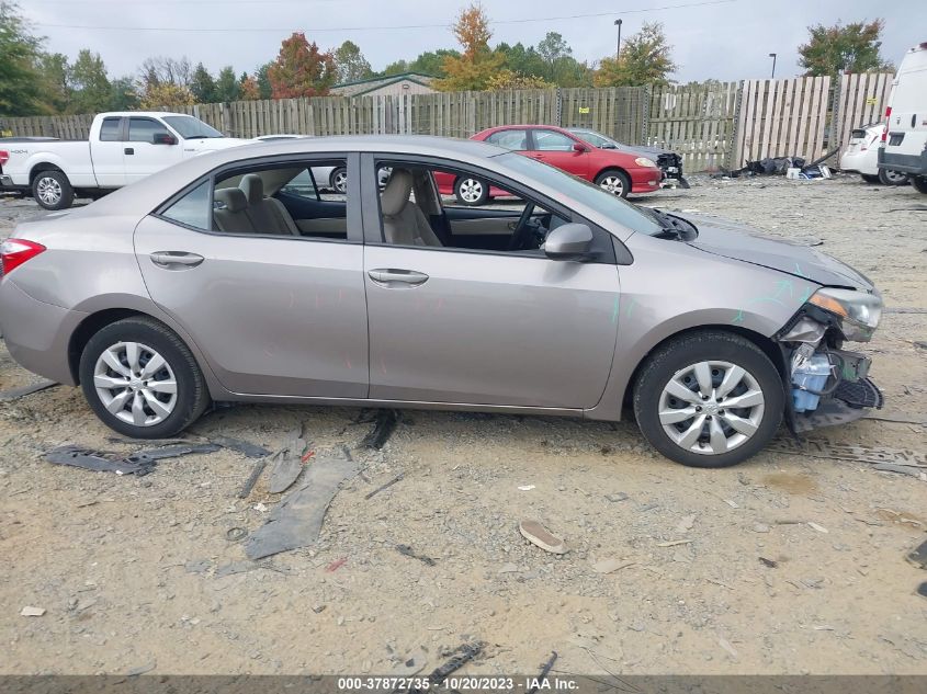 2014 Toyota Corolla L/Le/S/S Plus/Le Plus VIN: 2T1BURHEXEC150034 Lot: 37872735