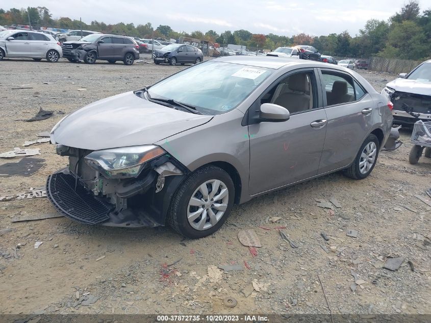 2014 Toyota Corolla L/Le/S/S Plus/Le Plus VIN: 2T1BURHEXEC150034 Lot: 37872735