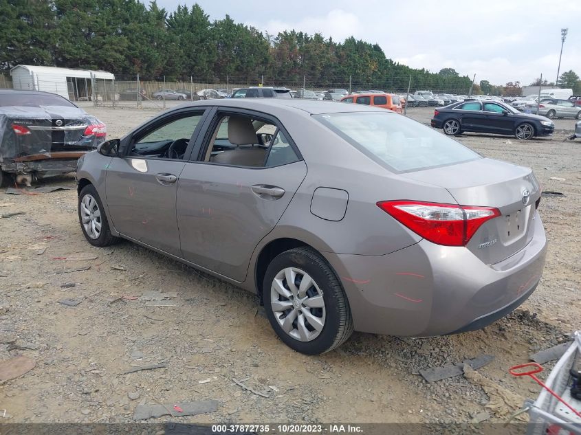 2014 Toyota Corolla L/Le/S/S Plus/Le Plus VIN: 2T1BURHEXEC150034 Lot: 37872735