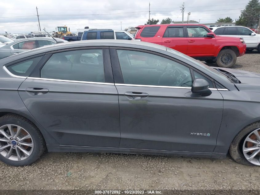 2017 Ford Fusion Hybrid Se VIN: 3FA6P0LU2HR158488 Lot: 37872892