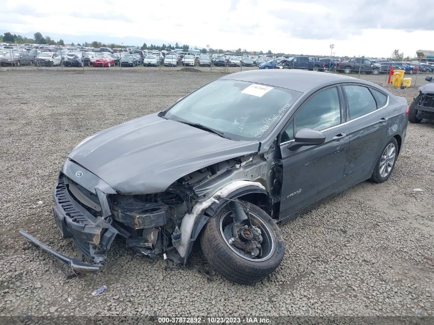 2017 Ford Fusion Hybrid Se VIN: 3FA6P0LU2HR158488 Lot: 37872892