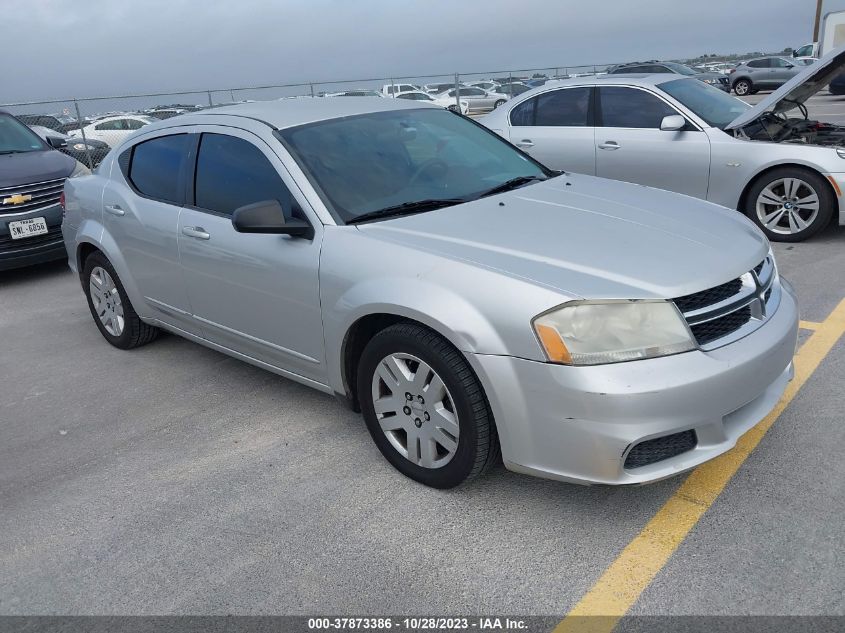 2012 Dodge Avenger Se VIN: 1C3CDZAB8CN194178 Lot: 37873386