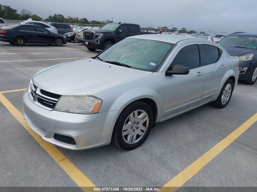 2012 Dodge Avenger Se VIN: 1C3CDZAB8CN194178 Lot: 37873386