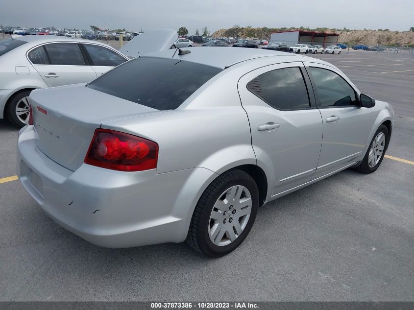 2012 Dodge Avenger Se VIN: 1C3CDZAB8CN194178 Lot: 37873386