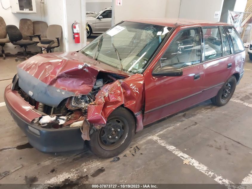 1994 Geo Metro VIN: 2C1MR6464R6724316 Lot: 37873727