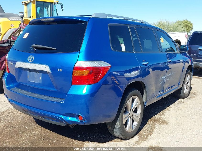 2008 Toyota Highlander Limited VIN: JTEDS42A782008620 Lot: 37874269