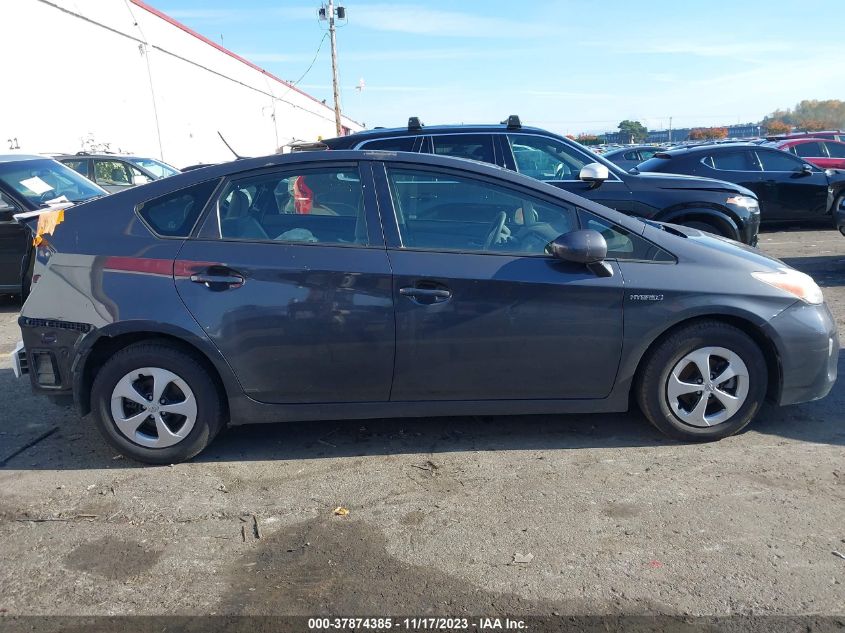 2013 Toyota Prius One/Two/Three/Four/Five VIN: JTDKN3DU2D1672344 Lot: 37874385