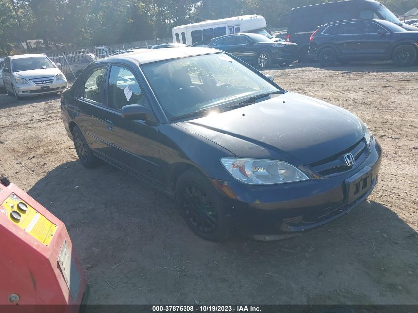 2005 Honda Civic Lx VIN: 2HGES16565H590735 Lot: 37875308