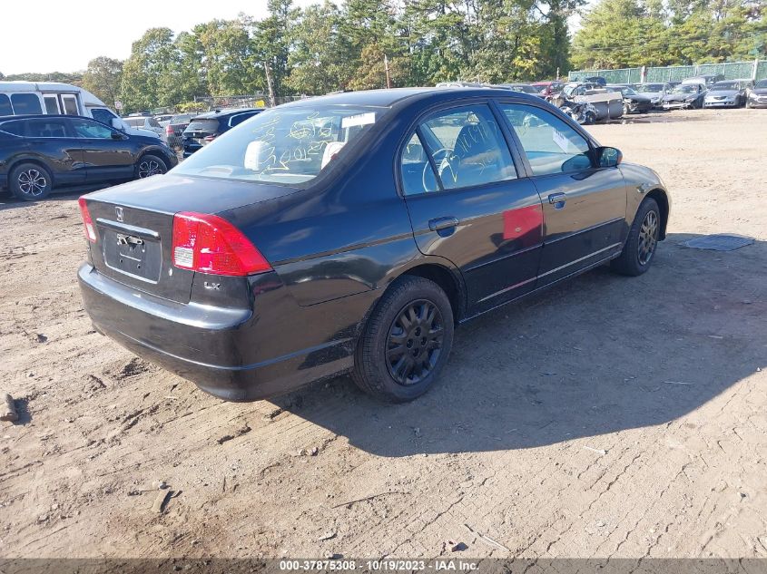 2005 Honda Civic Lx VIN: 2HGES16565H590735 Lot: 37875308