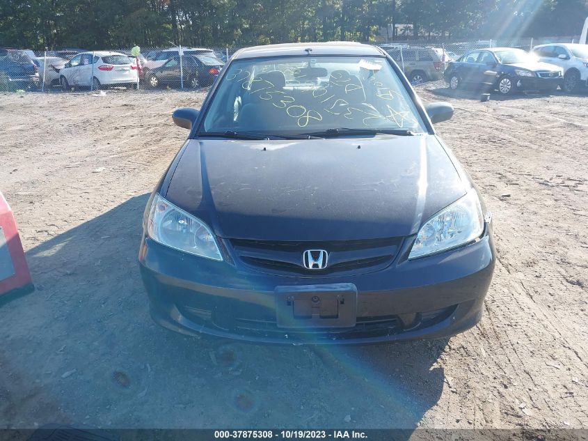 2005 Honda Civic Lx VIN: 2HGES16565H590735 Lot: 37875308