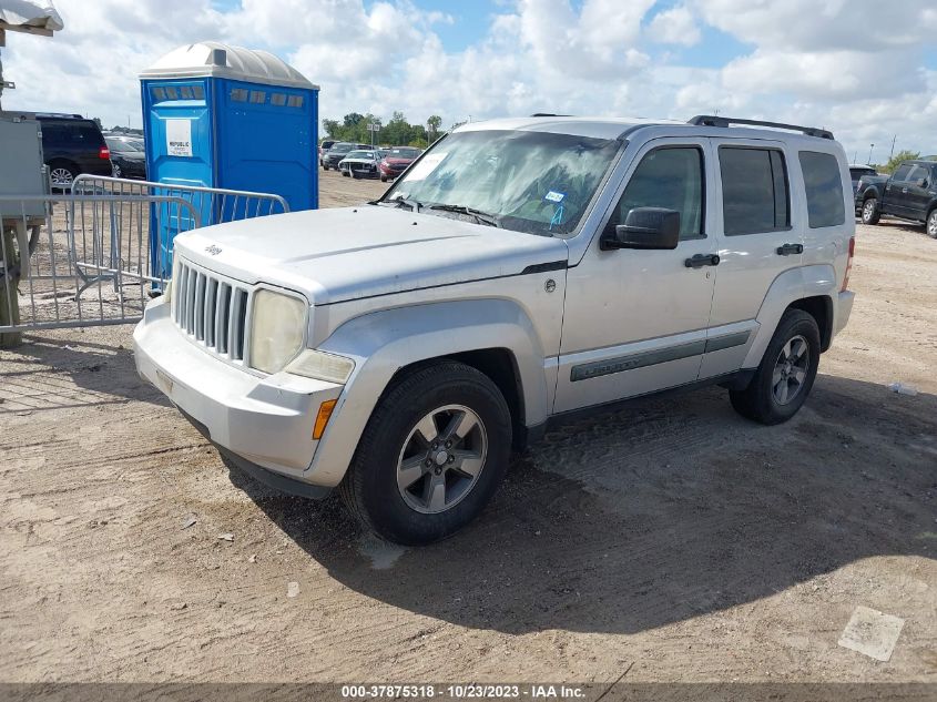 1J8GN28K98W253434 2008 Jeep Liberty Sport