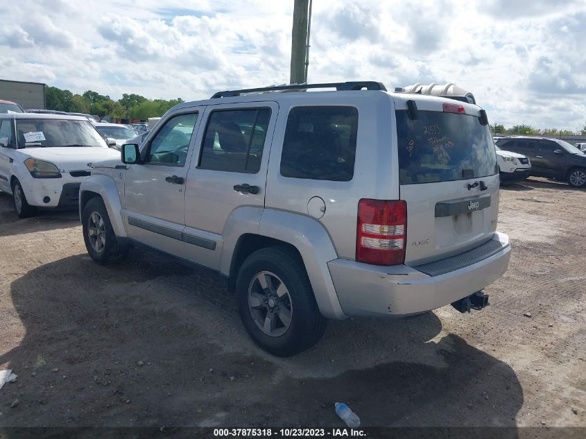 1J8GN28K98W253434 2008 Jeep Liberty Sport