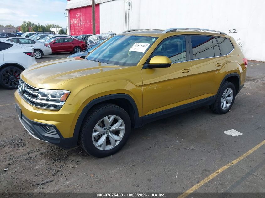 2018 Volkswagen Atlas 3.6L V6 Se VIN: 1V2KR2CA9JC525197 Lot: 37875450