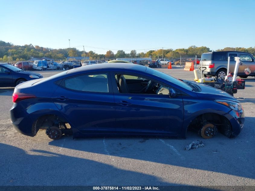 2016 Hyundai Elantra Se VIN: 5NPDH4AE8GH765630 Lot: 37875814