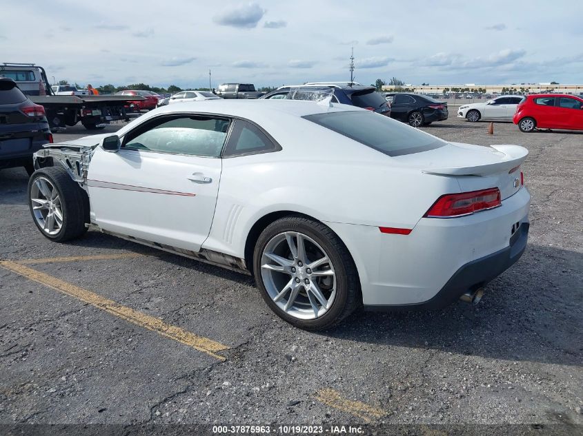 2015 Chevrolet Camaro Lt VIN: 2G1FF1E34F9257736 Lot: 37875963