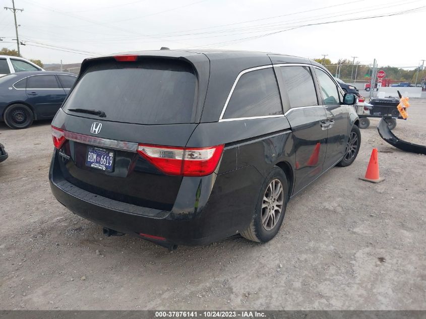 2012 Honda Odyssey Ex-L VIN: 5FNRL5H65CB129166 Lot: 37876141