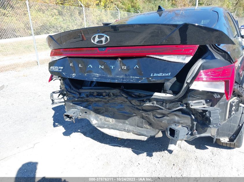 2022 Hyundai Elantra Limited VIN: KMHLP4AG1NU300508 Lot: 37876311