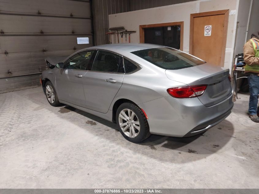 2015 Chrysler 200 Limited VIN: 1C3CCCABXFN579813 Lot: 37876885