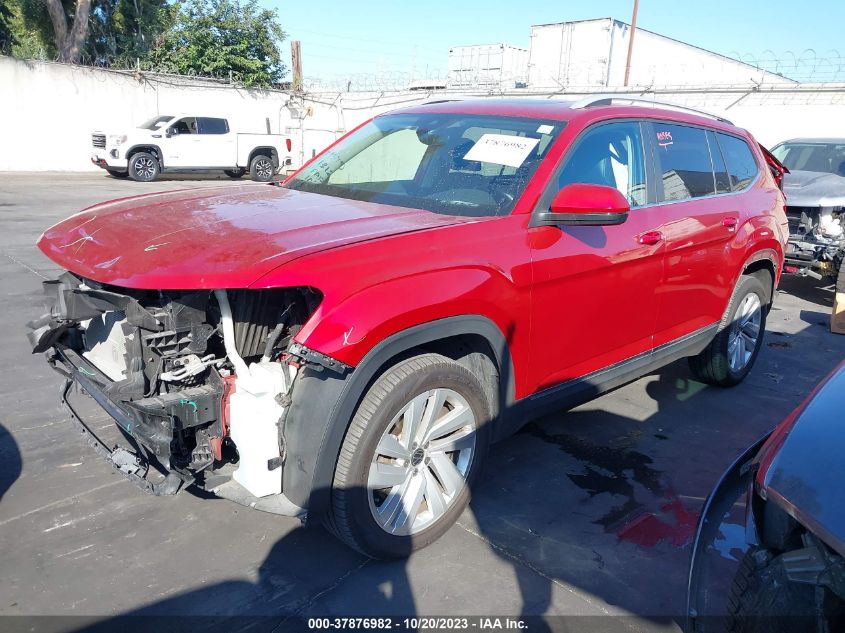 2021 Volkswagen Atlas 3.6L V6 Sel VIN: 1V2ER2CA4MC506543 Lot: 37876982