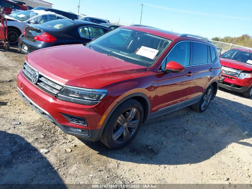 2018 Volkswagen Tiguan Sel Premium VIN: 3VV5B7AX9JM200203 Lot: 37877583