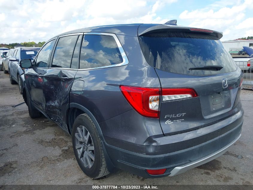 2019 Honda Pilot Ex-L VIN: 5FNYF5H54KB016060 Lot: 37877784