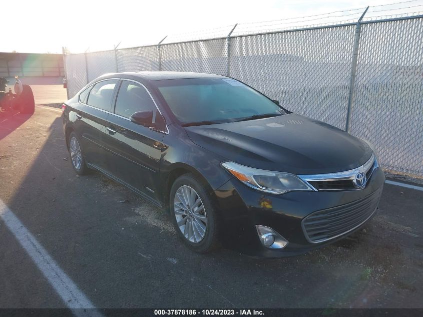 2013 Toyota Avalon Hybrid Limited/Xle Premium/Xle Touring VIN: 4T1BD1EB9DU012168 Lot: 37878186