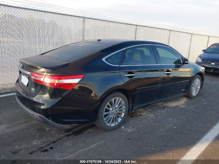 2013 Toyota Avalon Hybrid Limited/Xle Premium/Xle Touring VIN: 4T1BD1EB9DU012168 Lot: 37878186