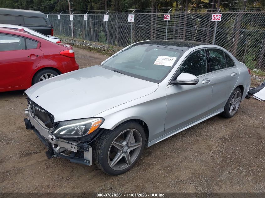 2016 Mercedes-Benz C-Class C 300 VIN: 55SWF4KBXGU164574 Lot: 37878251