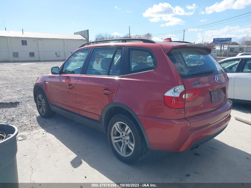 2006 BMW X3 3.0I VIN: WBXPA93476WD32950 Lot: 37878358