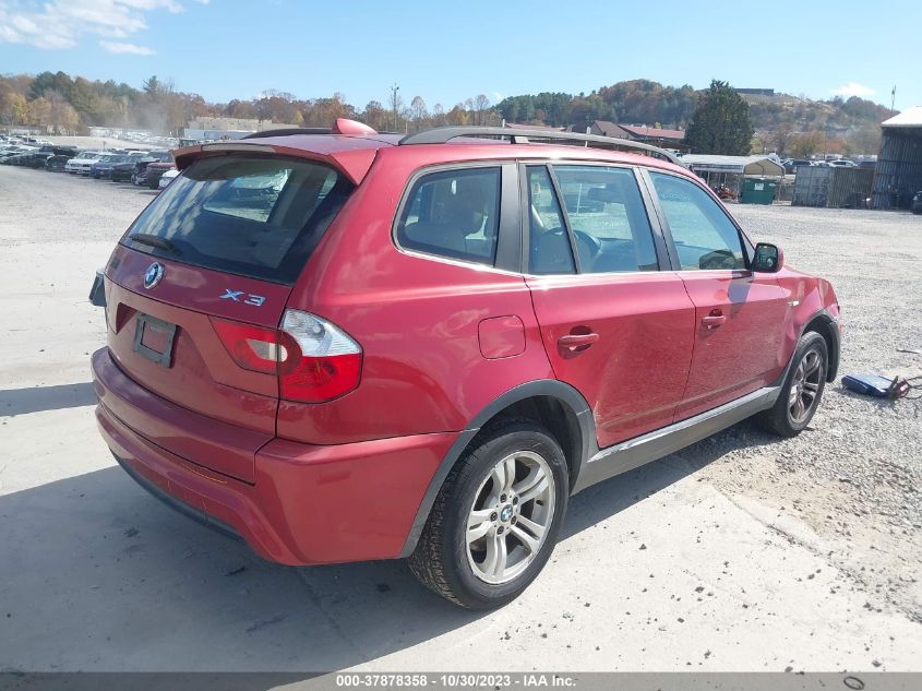 2006 BMW X3 3.0I VIN: WBXPA93476WD32950 Lot: 37878358