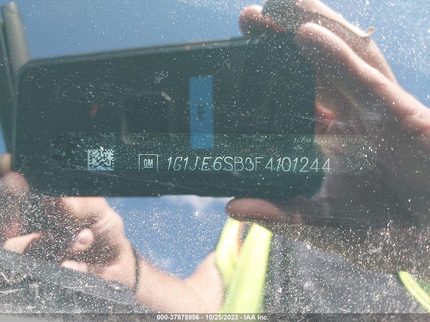 2015 Chevrolet Sonic Ltz VIN: 1G1JE6SB3F4101244 Lot: 37878956