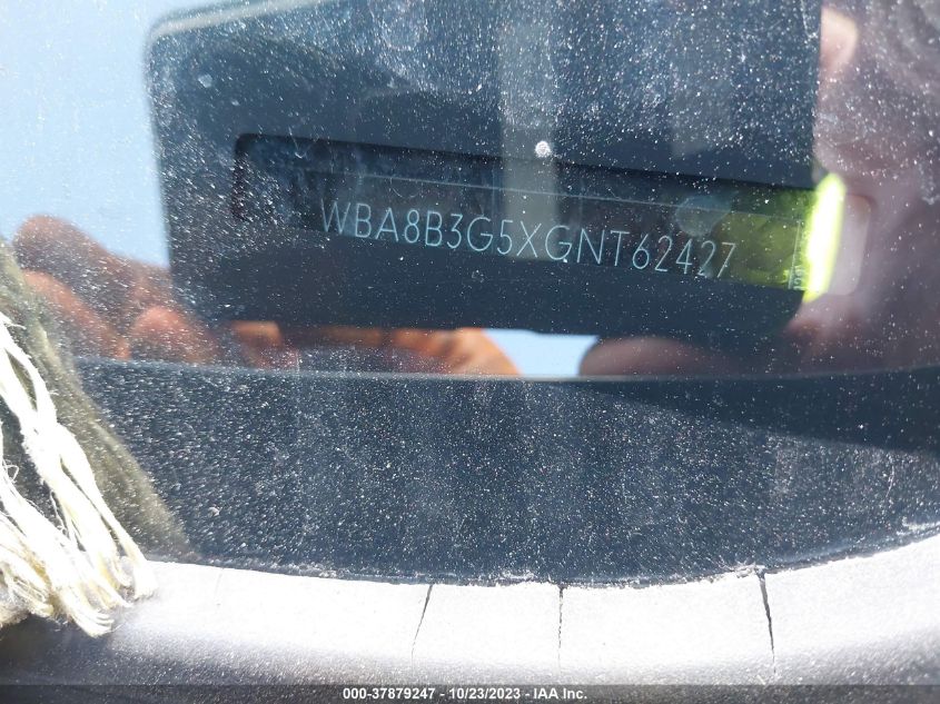 2016 BMW 3 Series 340I VIN: WBA8B3G5XGNT62427 Lot: 37879247