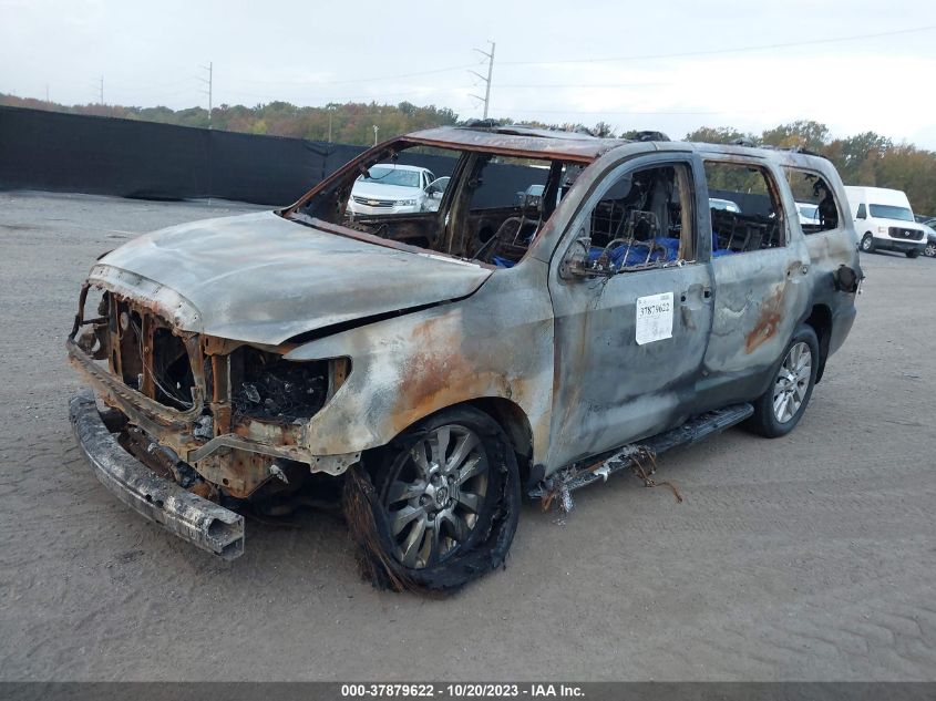 5TDBY67A38S023056 2008 Toyota Sequoia Platinum 5.7L V8