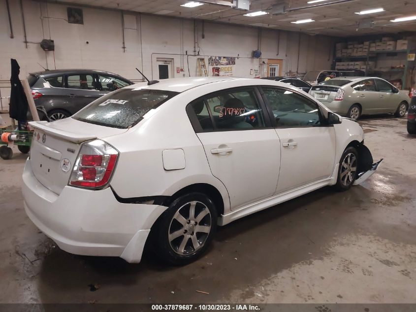 2011 Nissan Sentra 2.0 Sr VIN: 3N1AB6AP9BL724095 Lot: 37879687