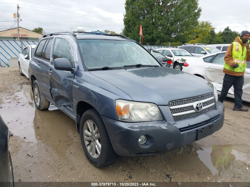 2006 Toyota Highlander Hybrid VIN: JTEEW21A160031947 Lot: 37879713